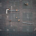 Creation of the foundation for the plant